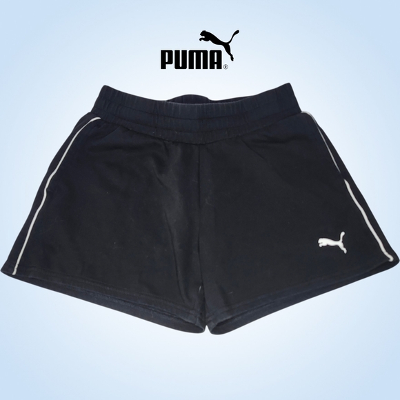 Puma Pants - PUMA Black Athletic Shorts - XSmall